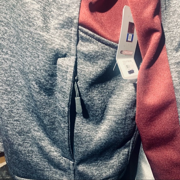 Heather Grey/Maroon/Black MSU Bulldogs Zip Jacket - Picture 4 of 8